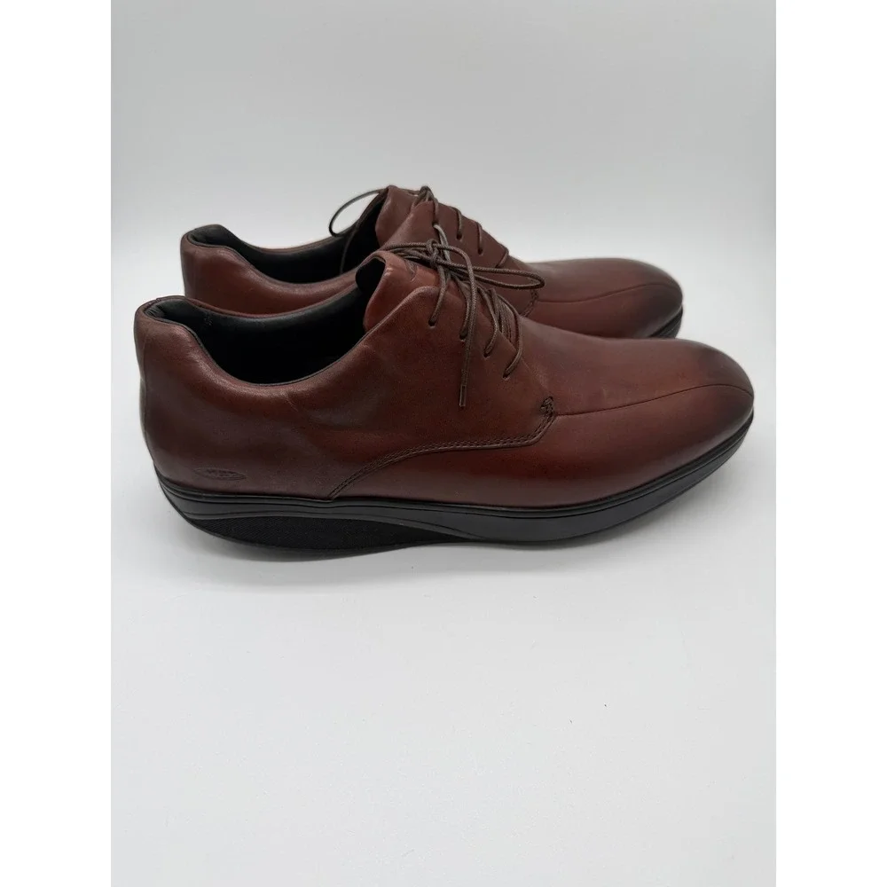 MBT Kabisa Shoes Mens 11-11.5 Brown Leather Rocker Sole
